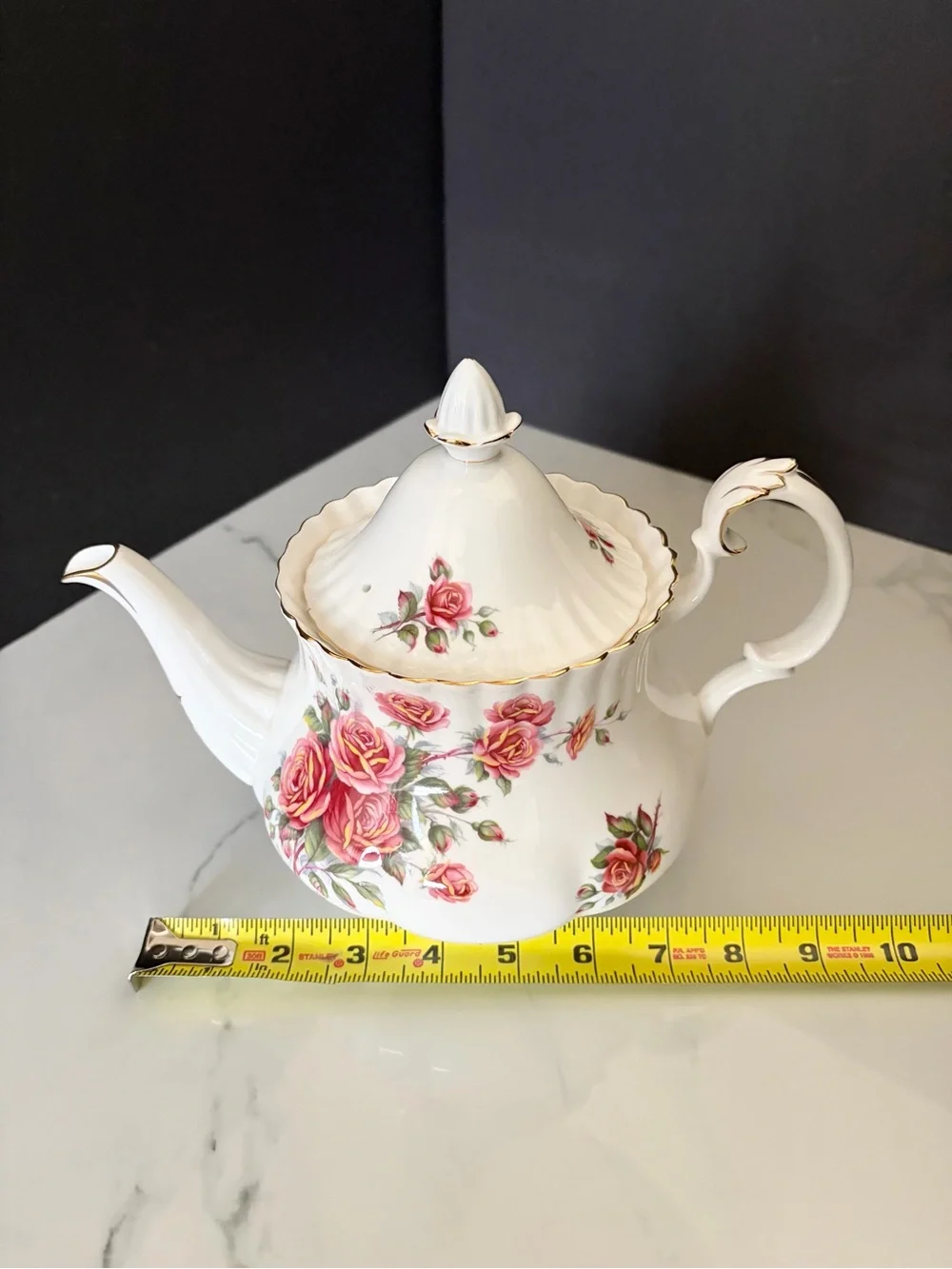 Centennial Rose Teapot by Royal Albert